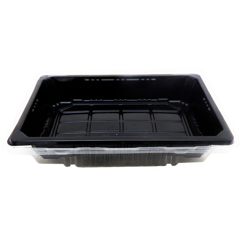 ENVASE SUSHI NEGRO 纯黑色(B-03)(0.8)寿司盒 400u/1 (165*115*50mm)
