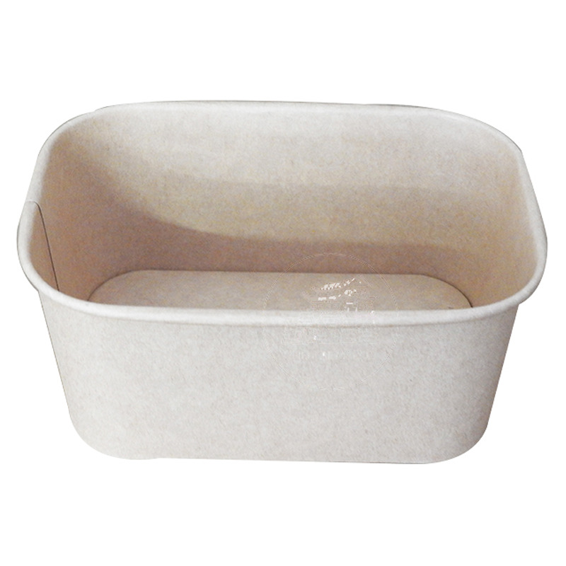 [900362/5E0260] ENVASE RECTANGULAR ENSALADA 沙拉牛皮纸外卖盒 1000ml/300u/1
