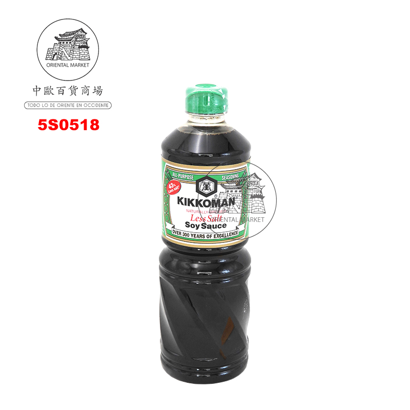 [501161/5S0518] SALSA SOJA BAJO EN SAL *KIKKOMAN* 日本万字低盐酱油 975ml/6