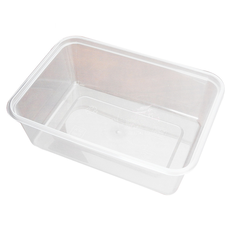 ENVASE CUADRADO PLASTICO 塑料方形外卖盒 650cc/500u/1