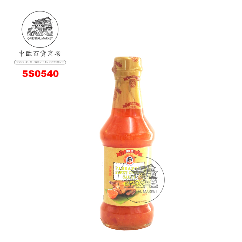 [502562/5S0540] SALSA PIÑA DULCE *SUREE* 素丽甜菠萝酱 295ml/12
