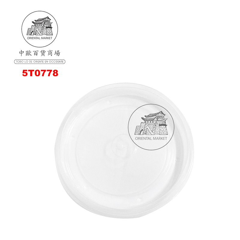 TAPA ENVASE PAPEL *LK2PP* 塑料圆汤桶盖子 500ml/500