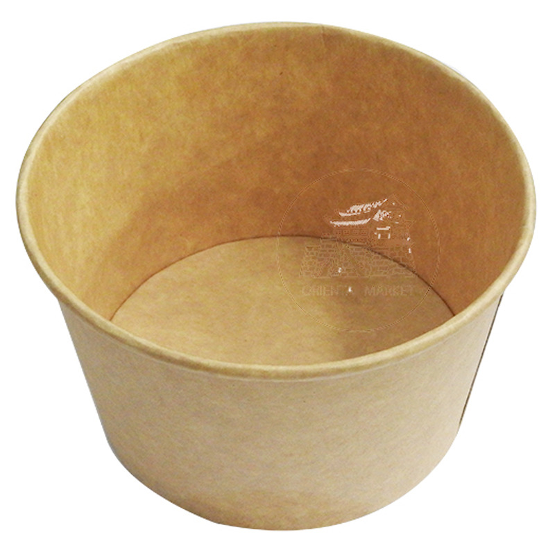 [900359/5E0234] ENVASE PAPEL (BOWL) 牛皮纸(圆)汤桶 450cc/500u/1