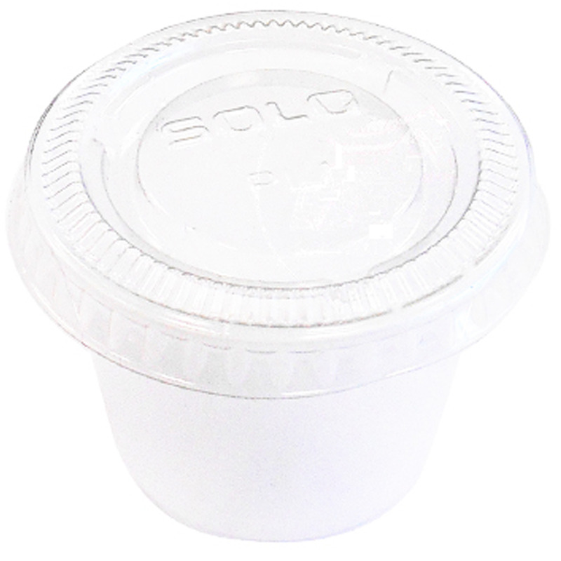 SALSERO CON TAPA (1OZ)  带盖塑料酱罐(小包装) 30ml/500