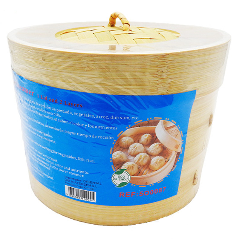 VAPORERA BAMBU 7'' (18cm)  套裝竹蒸笼 /24