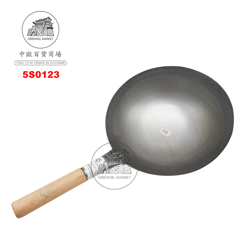 SARTEN MARRON HK 14吋粱添单料炒锅 36cm/12