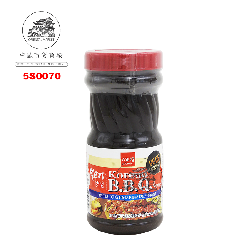 [502482/5S0070] SALSA BBQ BULGOGI *WANG* 韩国WANG烤牛肉酱 840g/12