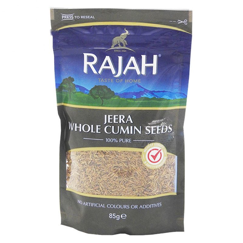 CONDIMENTOS SEMILLA COMINO ENTERO *RAJAH* 印度孜然籽 85g/10