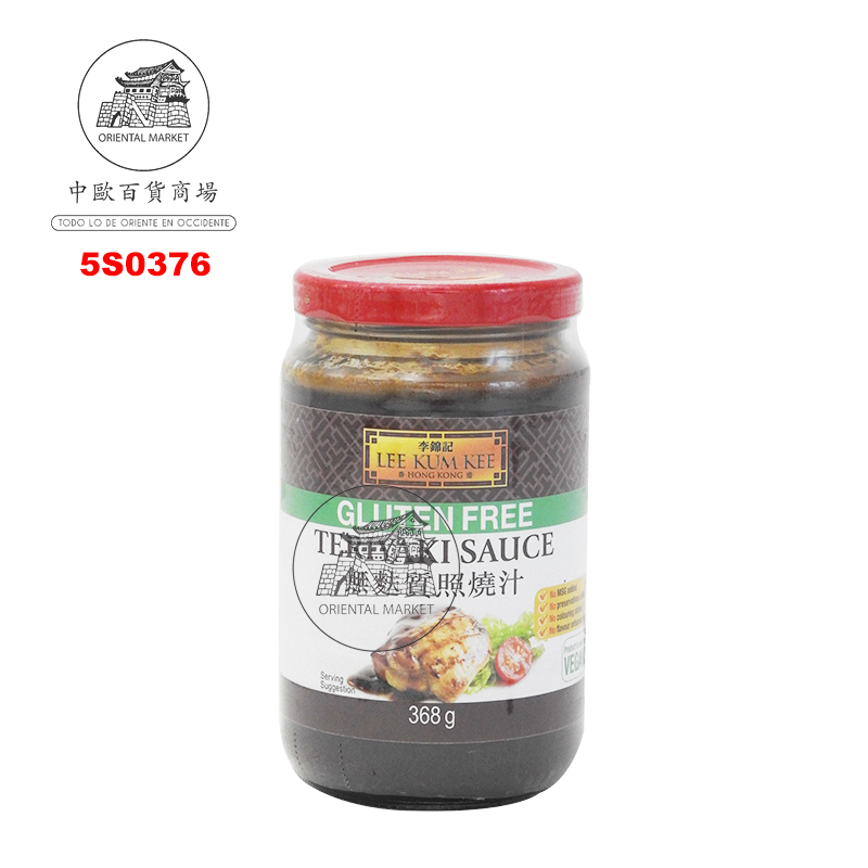 [501227/5S0376] SALSA TERIYAKI SIN GLUTEN *LKK* 李锦记无麸质照烧汁 368g/12