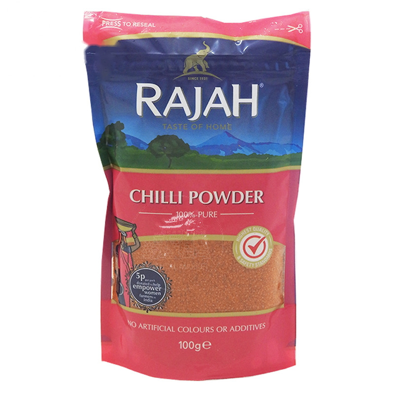 CHILI POLVO *RAJAH* 印度辣椒粉 100g/10