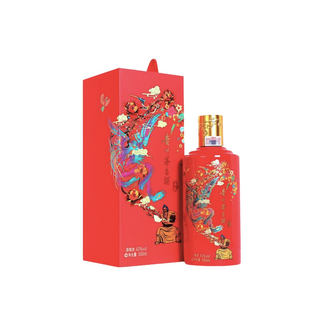 [501537/5A0520] AGUARDIENTE (43%) XIYANHONG *MOUTAI* 茅台飞天喜宴红 500ml/6