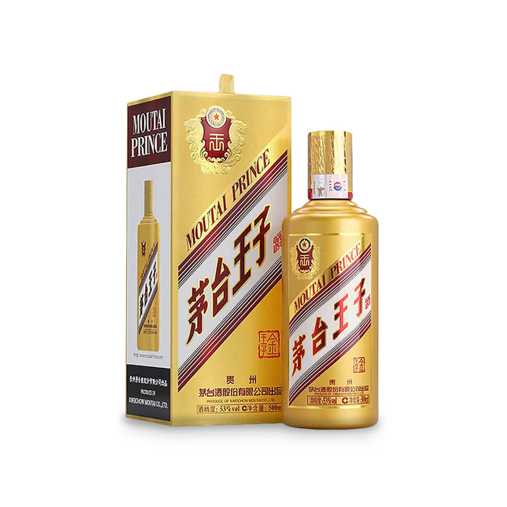 [501552/5A0497] AGUARDIENTE (53%) PRINCIPE GOLD *MOUTAI* 茅台金王子酒 500ml/6