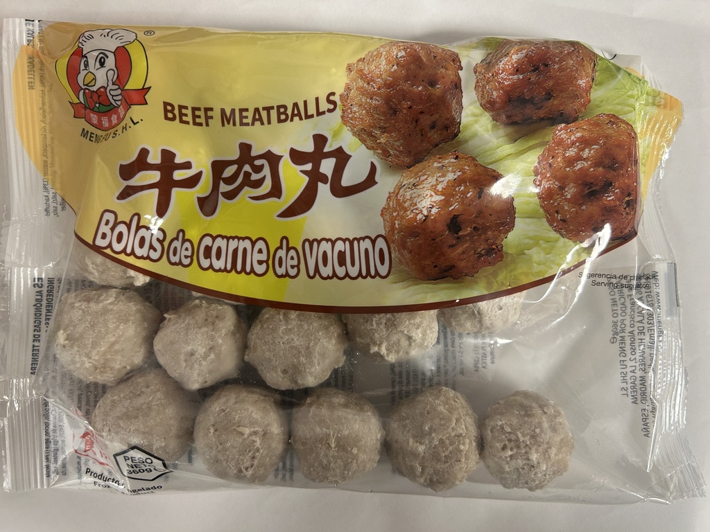 [200455/2B0017] ALBONDIGA VACUNO CONGELADA *MENGFU* 蒙福冻牛肉丸 360g/16