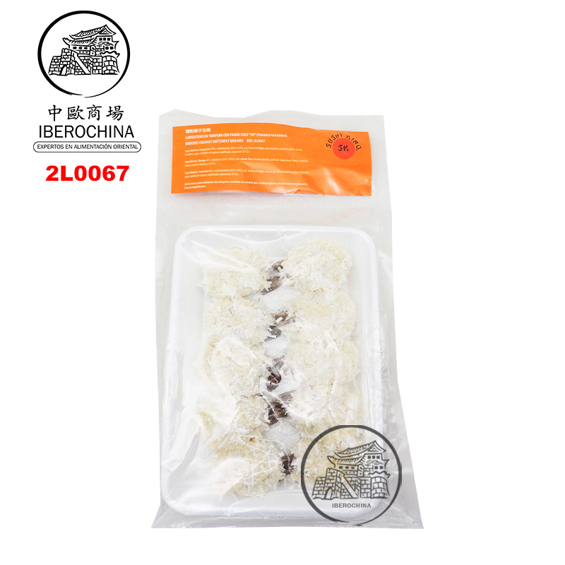EBI FRY COCO (40% LANG.) CONGELADA *SUSHI KING* 寿司王冻日式椰子炸虾 250g/12
