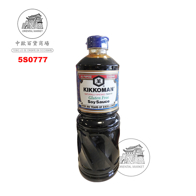 [501163/5S0777] SALSA SOJA SIN GLUTEN *KIKKOMAN* 日本万字无麸质酱油 1L/6