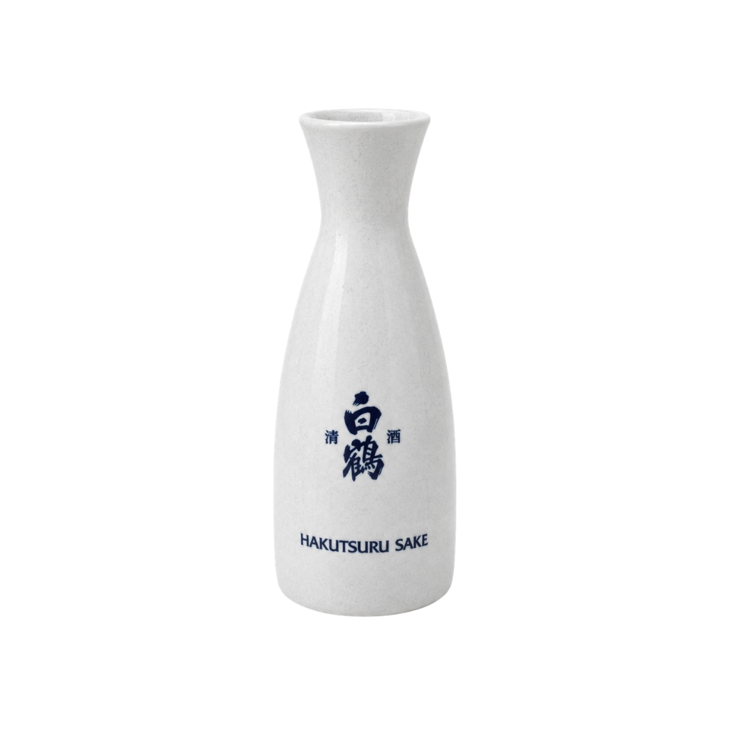 BOTELLA DE PORCELANA *HAKUTSURU* 白鹤陶瓷清酒瓶 50u