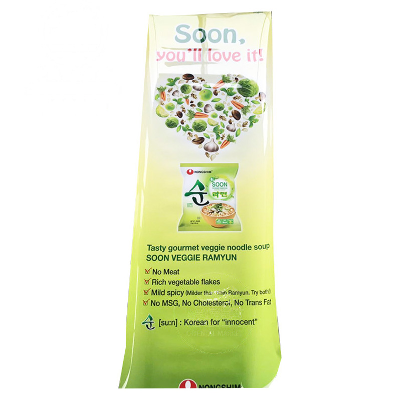 CARTEL CON SOPORTE VEGGIE 农心蔬菜面易拉宝