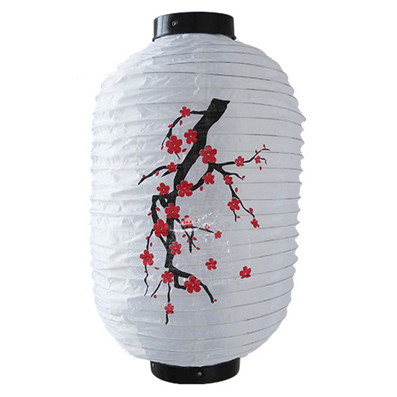 FAROLILLO BLANCO FLOR CIRUELA 日式白灯笼樱花  /100 (10寸)