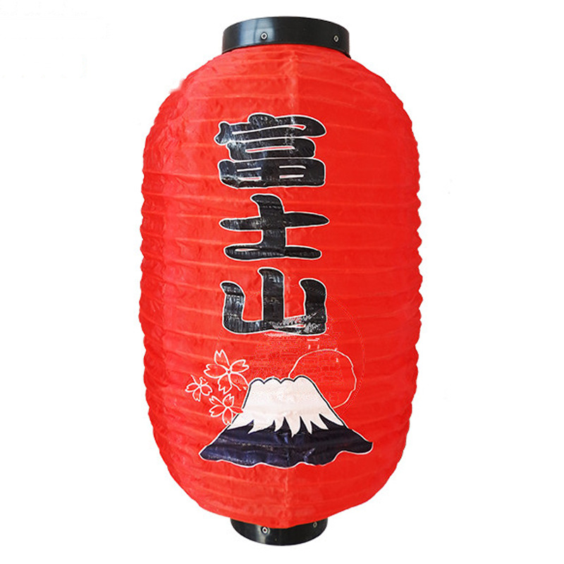 [772684/FJSF06] FAROLILLO ROJO MAONTAÑA 日式红灯笼 /100 (富士山) (10寸)