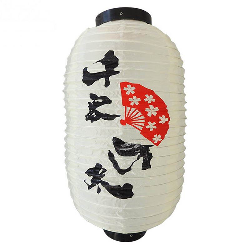 [772689/FJSF11] FAROLILLO BLANCO ABANICO 10寸扇子日式白灯笼 /100