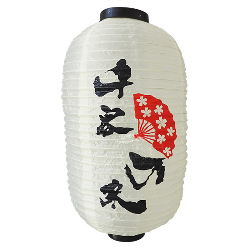 [772703/FJSF25] FAROLILLO BLANCO ABANICO 日式白灯笼 /100 (扇子) (12寸)