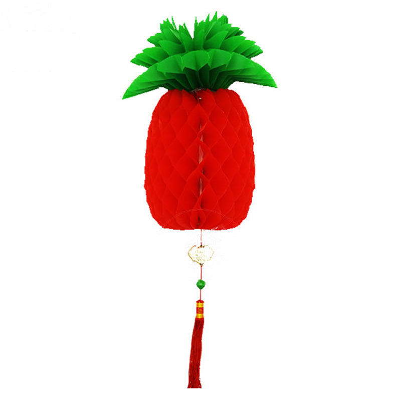 [900324/5D0011] DECORACION GLOBO PIÑA 12吋塑胶菠萝灯 /220