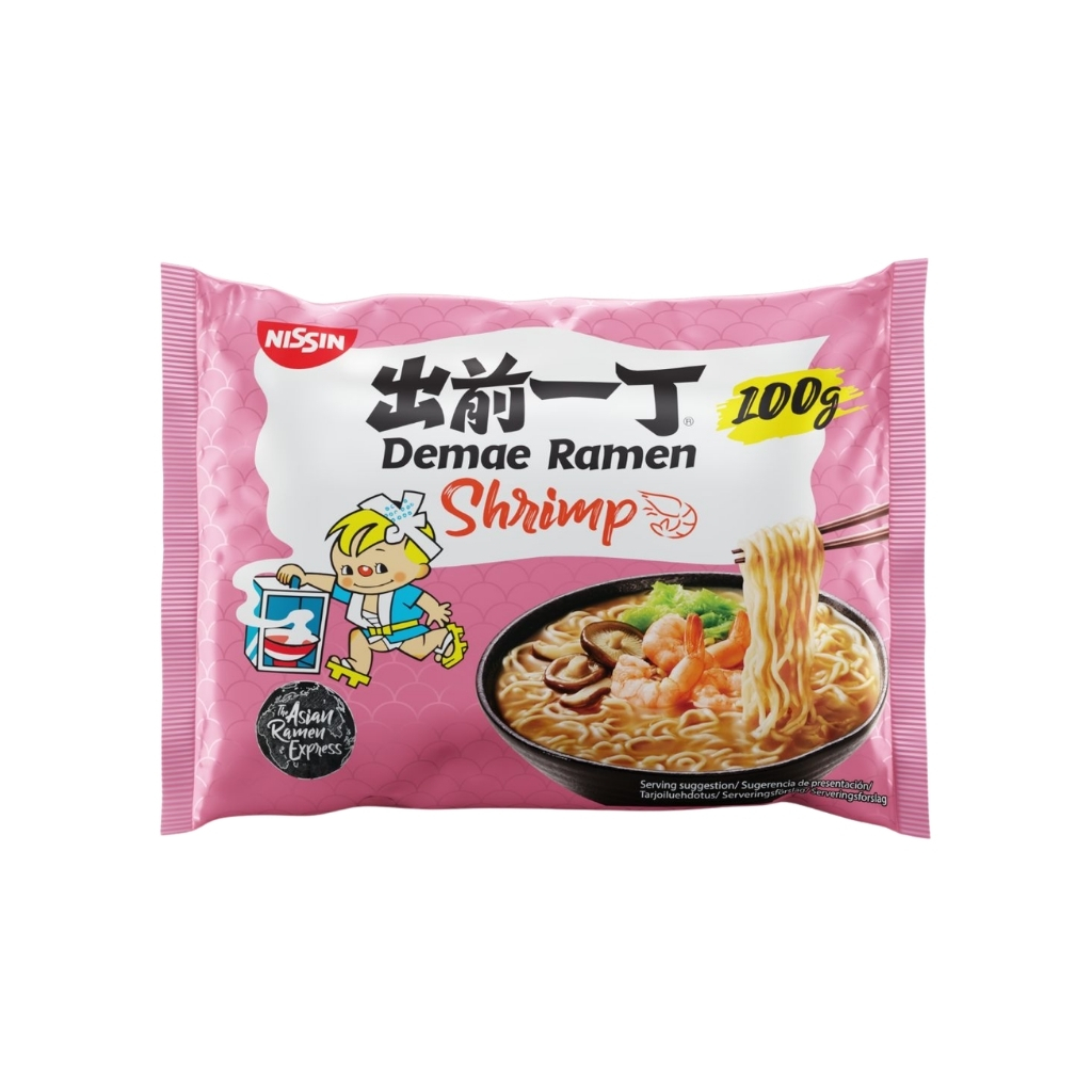 [501101/5T0014] RAMEN GAMBA *NISSIN* 鲜虾面 100g/30