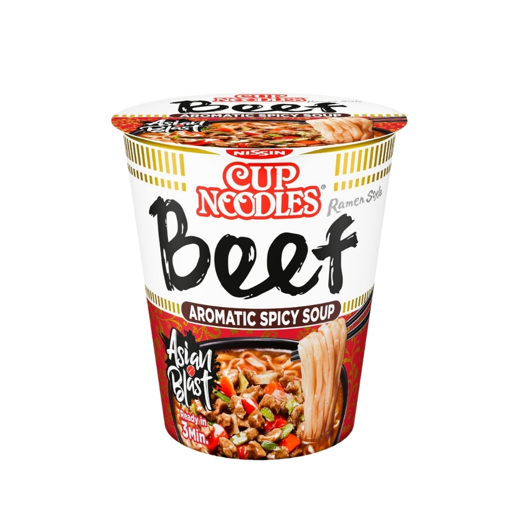 [501092/5T0078] RAMEN CUP TERNERA 5 ESPECIA *NISSIN* 五香牛肉杯面 64g/8