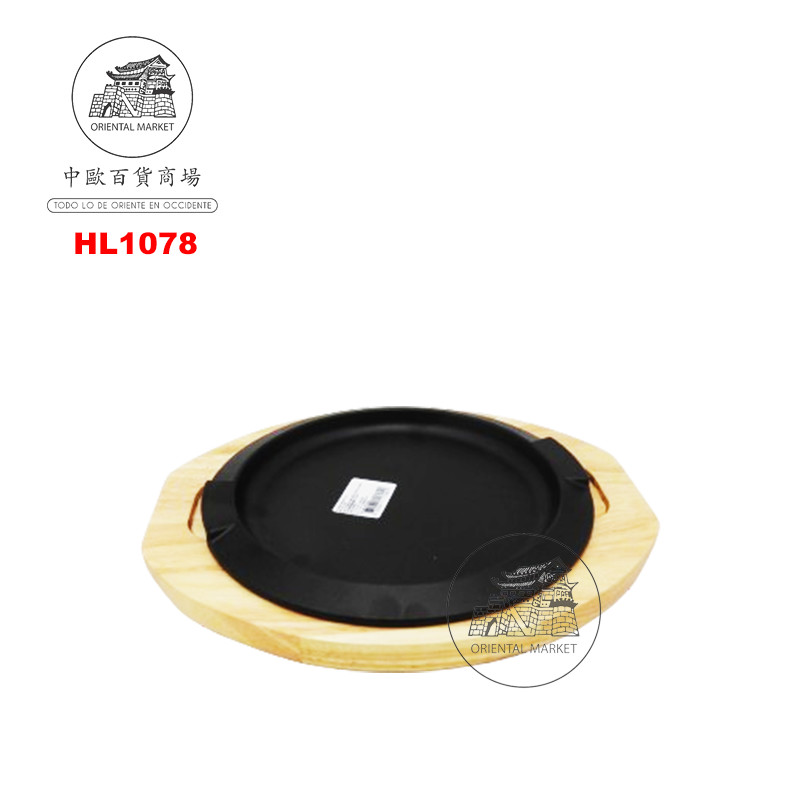 PLATO ROBLE REDONDO CON 2 ASAS 橡木双耳圆盘 (22cm)