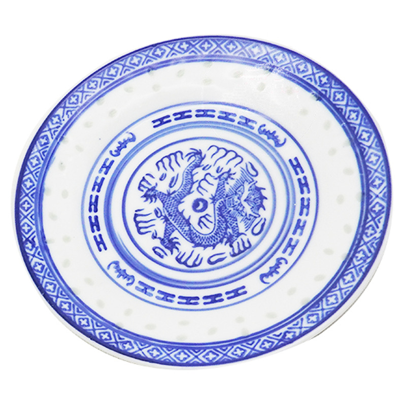 PLATO REDONDO PORCELANA 青龙米通圆盘 15.24cm/144