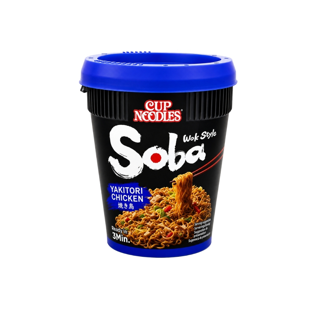 [501100/5T0248] SOBA CUP YAKITORI *NISSIN* 日清烧鸟杯面 89g/8