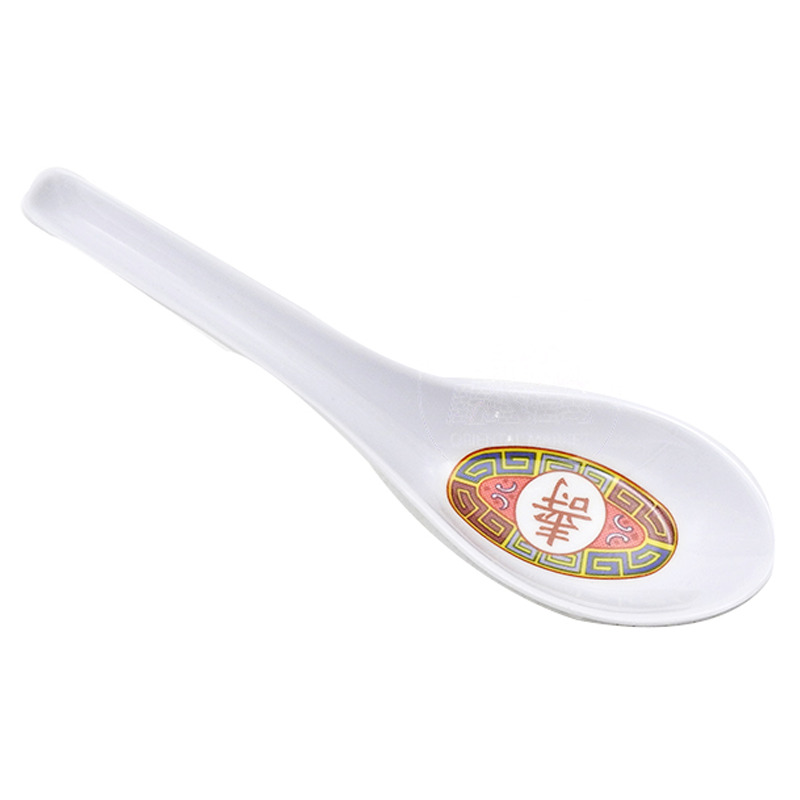 [900660/886058] CUCHARA PLASTICO 塑红万寿汤匙 /1000