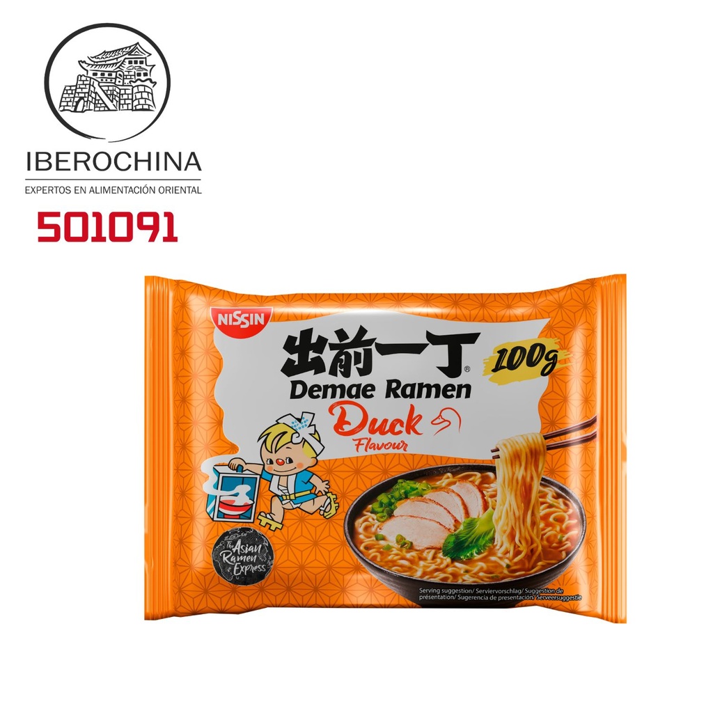 [501091/5T0260] RAMEN PATO *NISSIN* 鸭肉面 100g/30