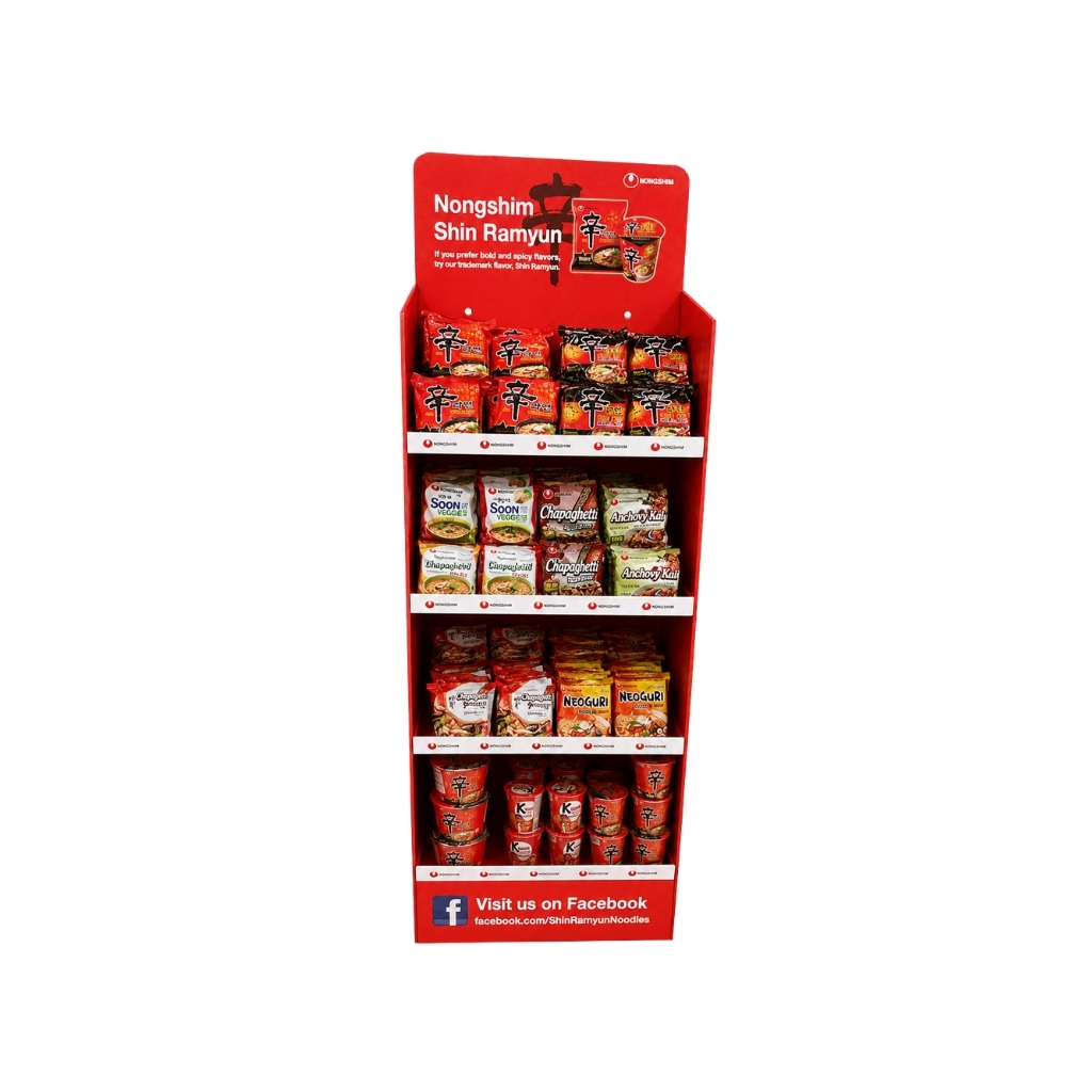 [700090] EXPOSITOR ROJO *NONGSHIM* 农心红色展示架
