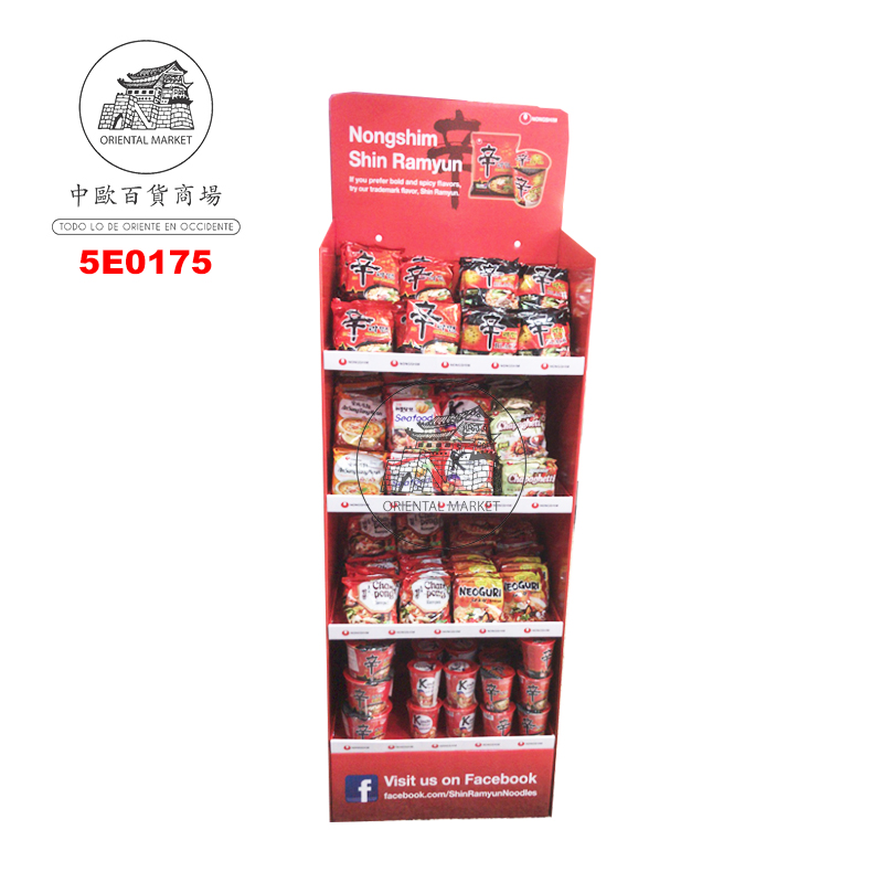 [700090] EXPOSITOR ROJO *NONGSHIM* 农心红色展示架