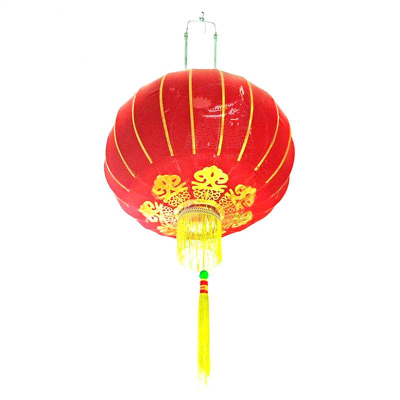LAMPARA GLOBO *18* (60cm) (单个)红绸灯 /40