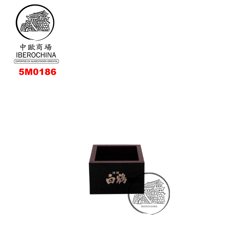 MASU HAKUTSURU 日本白鶴方形木製杯 /50