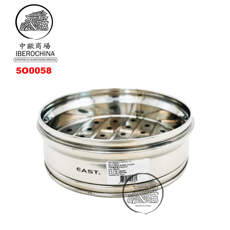 [900450/5O0058] VAPORERA ACERO INOXIDABLE 8.25'' (21.5cm) 不锈钢蒸笼身