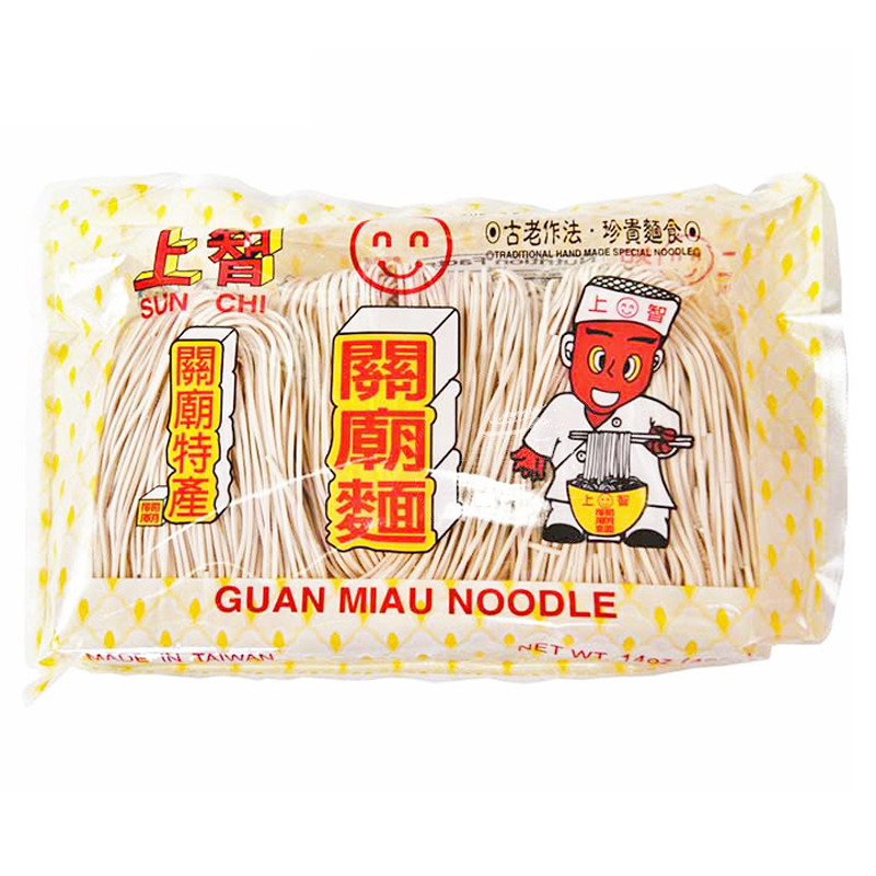 [502816/5T0439] TALLARINES GUANMIAU(彩色袋) 上智关庙面 400g/20