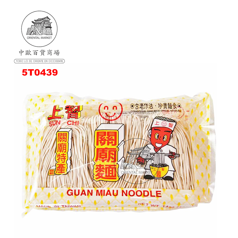 [502816/5T0439] TALLARINES GUANMIAU(彩色袋) 上智关庙面 400g/20