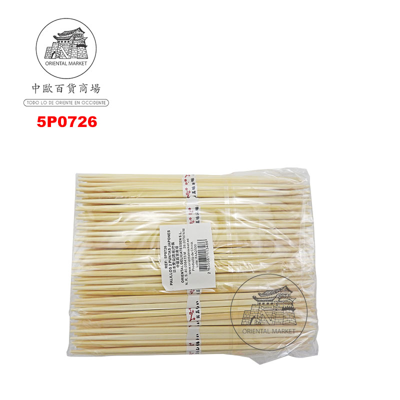 [900483/5P0726] PALILLO 2 PUNTA JAPONES 日式双尖竹筷 100u/10