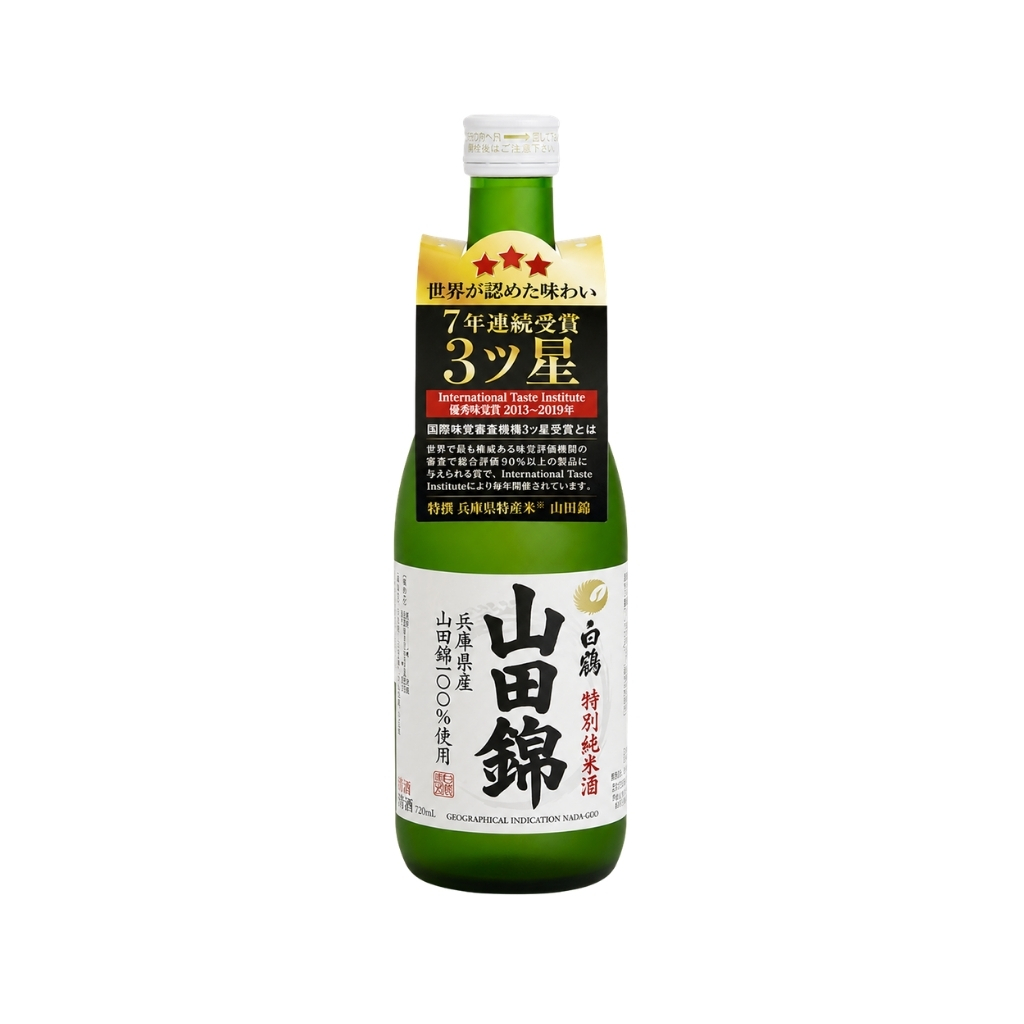 [502461/5S0488] SAKE (14,5%) YAMADANISHIKI *HAKUTSURU* 白鹤山田锦纯米清酒 720ml/6