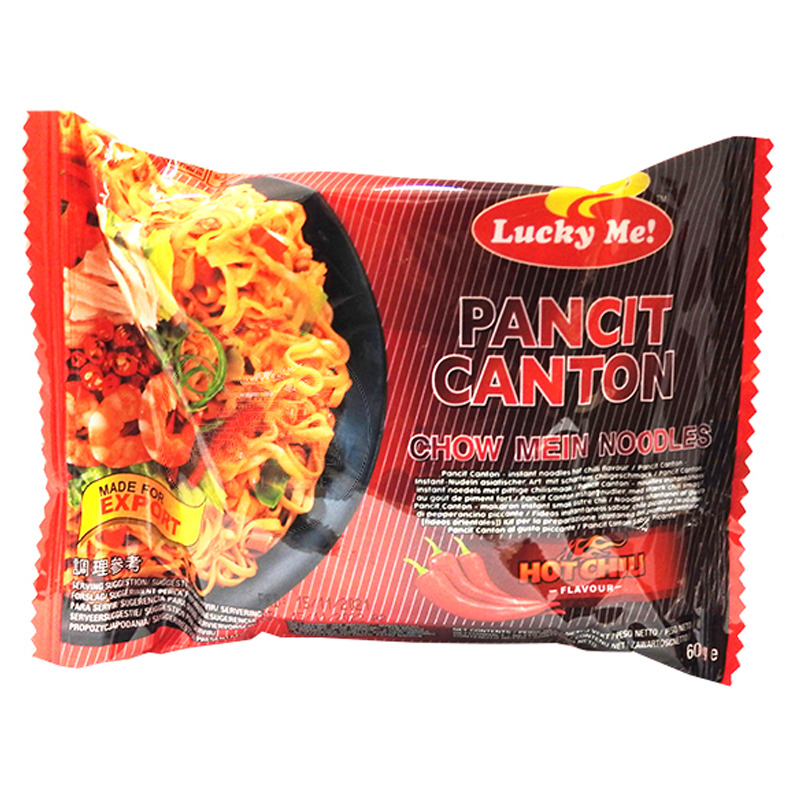 NOODLE PANCIT CANTON CHILI *LUCKY ME* 辣味炒面 60g/24