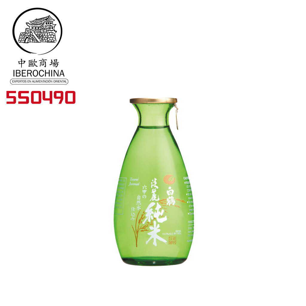 SAKE (13,5%) TANREI JUNMAI *HAKUTSURU* 白鹤淡丽纯米清酒 180ml/20