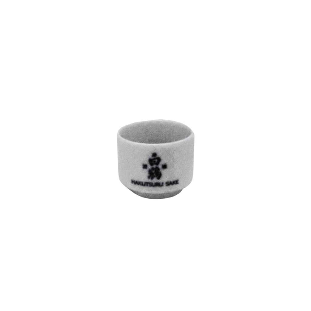 [700018] TAZA PORCELANA *HAKUTSURU* 白鹤清酒杯 300u