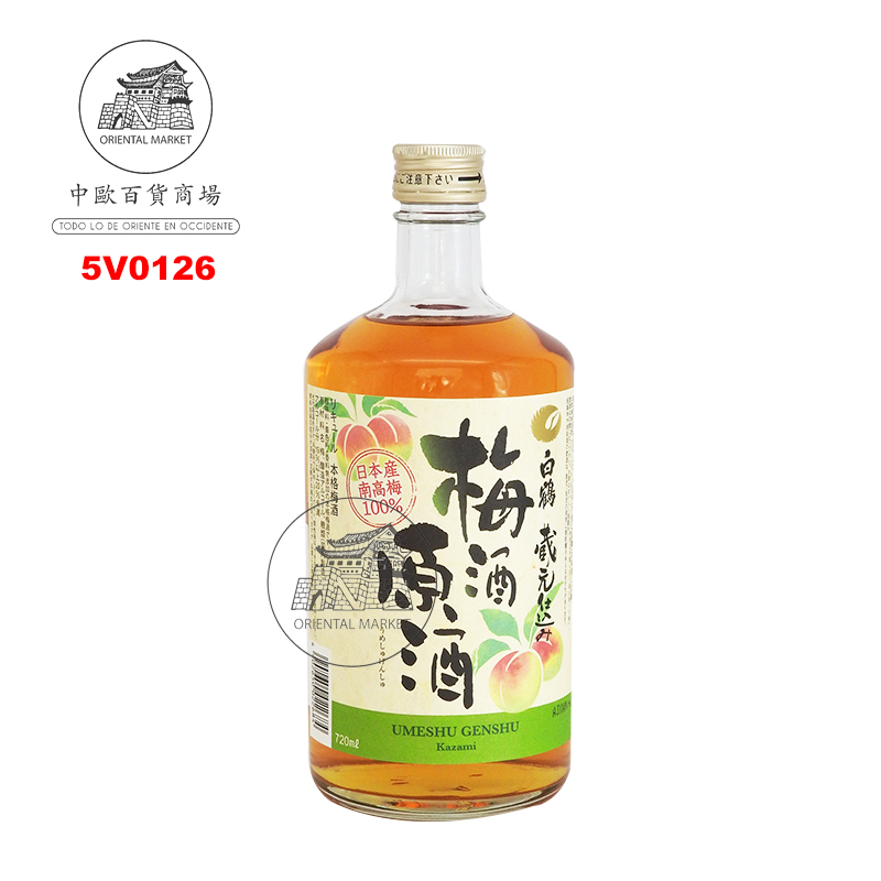 VINO (19,7%) CIRUELA *HAKUTSURU* 白鹤梅酒 720ml/6