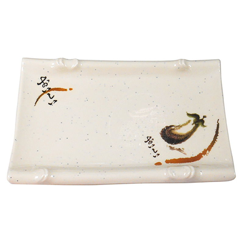 [900686/88567B] PLATO RECTANGULO SUSHI PLASTICO 塑喔伊细寿司方盘 21cm/72
