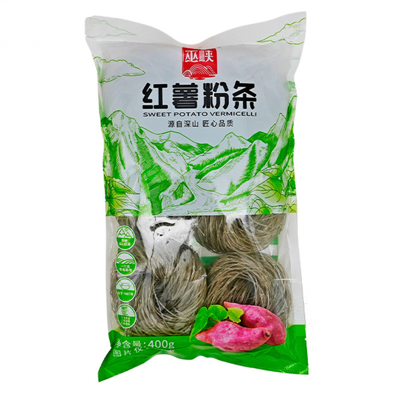 FIDEO DE BONIATO REDONDO *WUXIA* 巫峡牌红薯圈粉条 400g/30