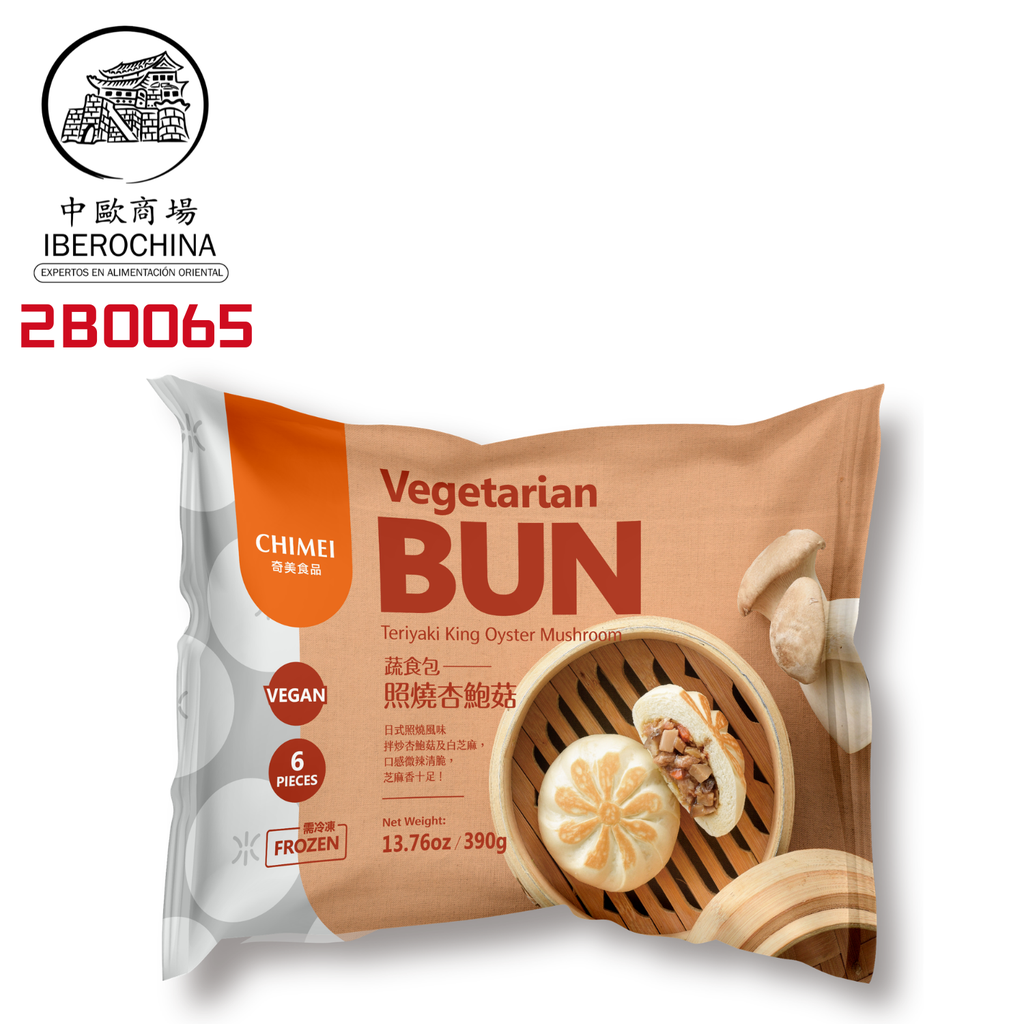 BOLLO TERIYAKI CONGELADO *CHIMEI* 奇美冻照烧香鲍菇包 390g/6u/15