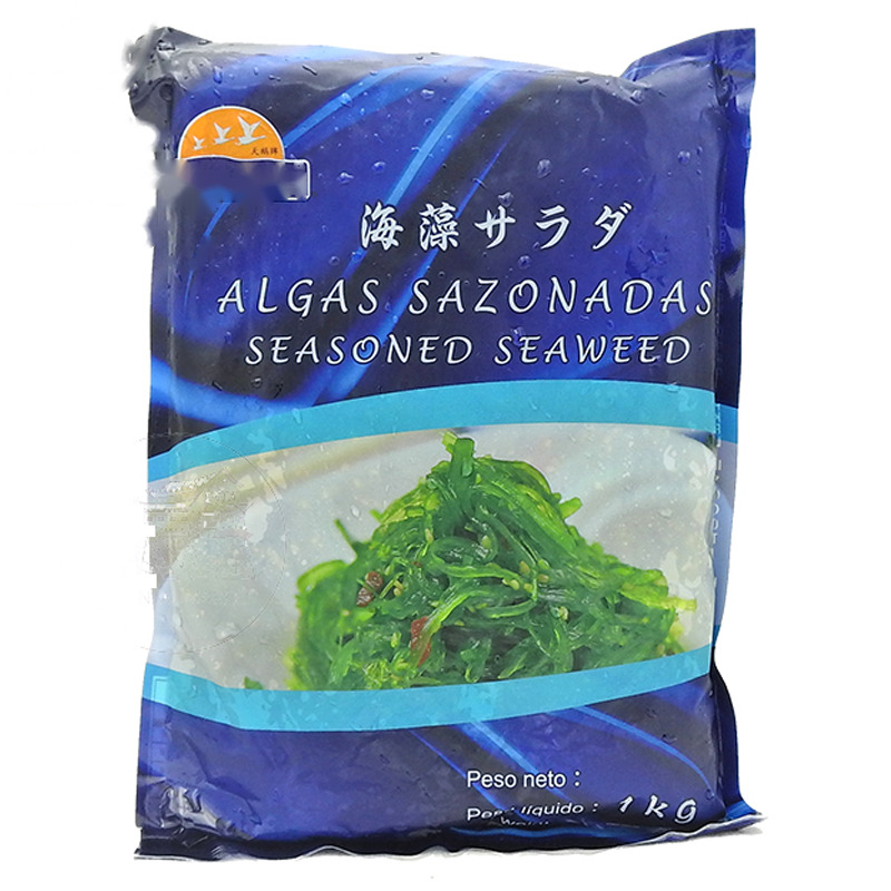 ENSALADA ALGA WAKAME CONGELADA *SKY SWAN* 天鹅冻海藻沙拉 1kg/12
